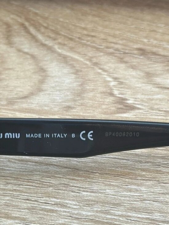 ✨ Miu Miu Black Cat-Eye Sunglasses with Crystal Accents ✨ main image 7